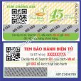 Tem xác thực hàng hóa điện tử sms